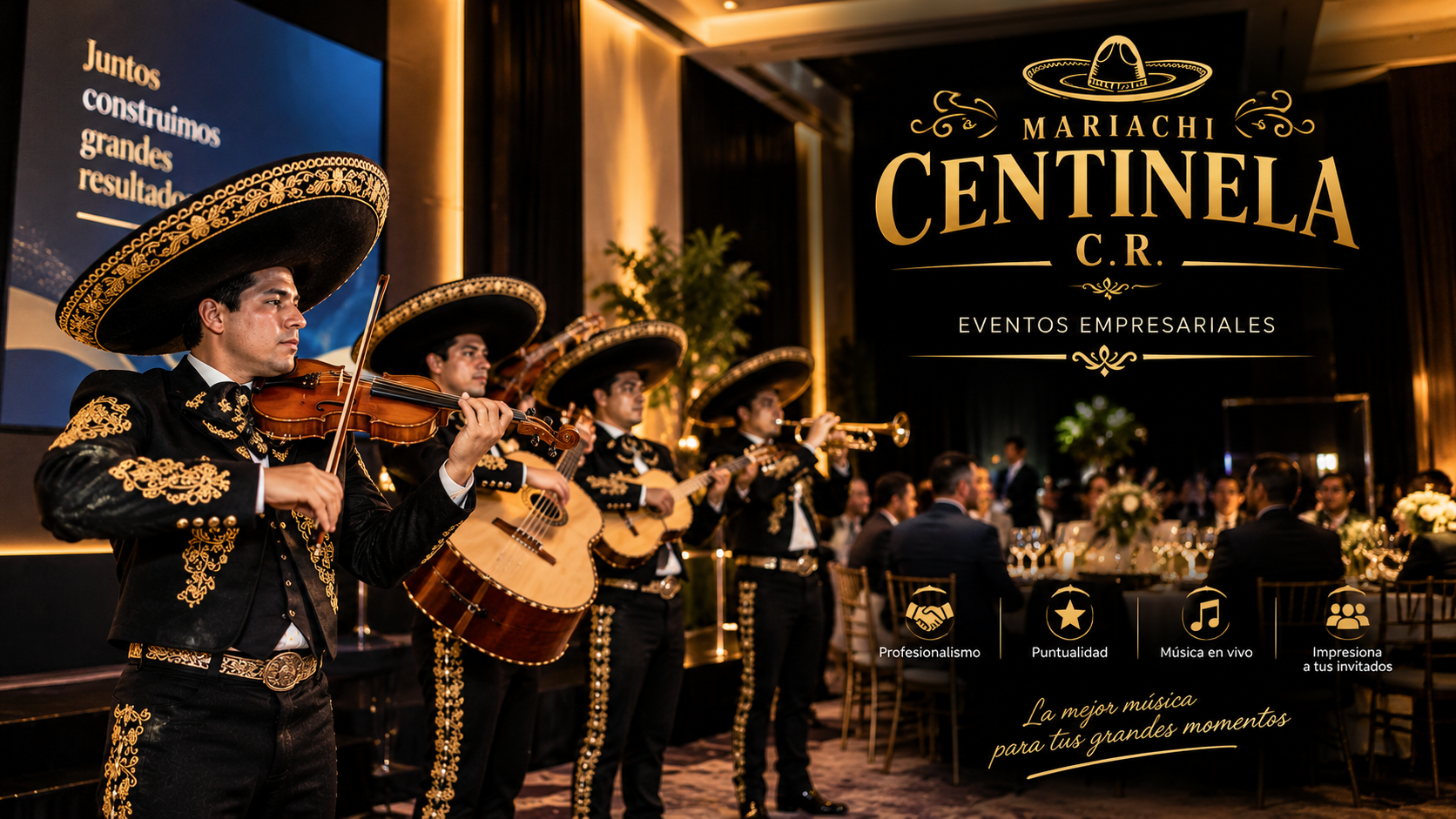 Mariachi en un evento empresarial